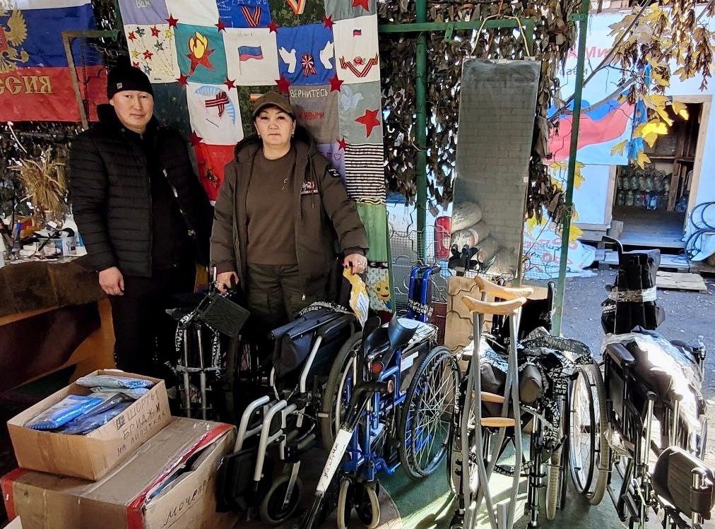 Работники мэрии города Кызыла продолжают свою миссию в ЛНР, ДНР и Ростове-на-Дону